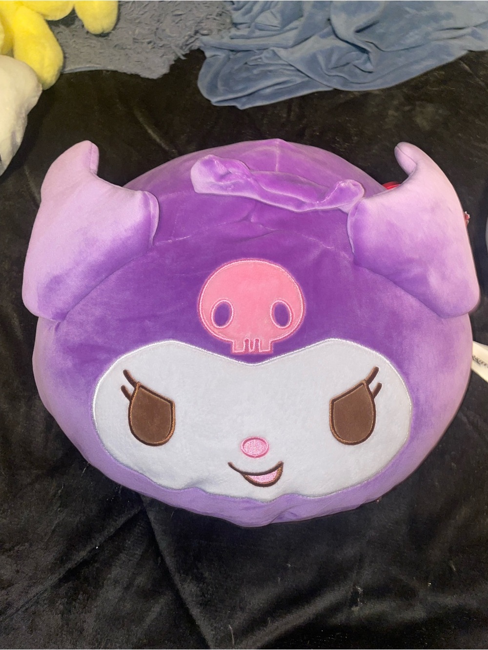 Hello Kitty Purple and Pink Plush Character Pillow